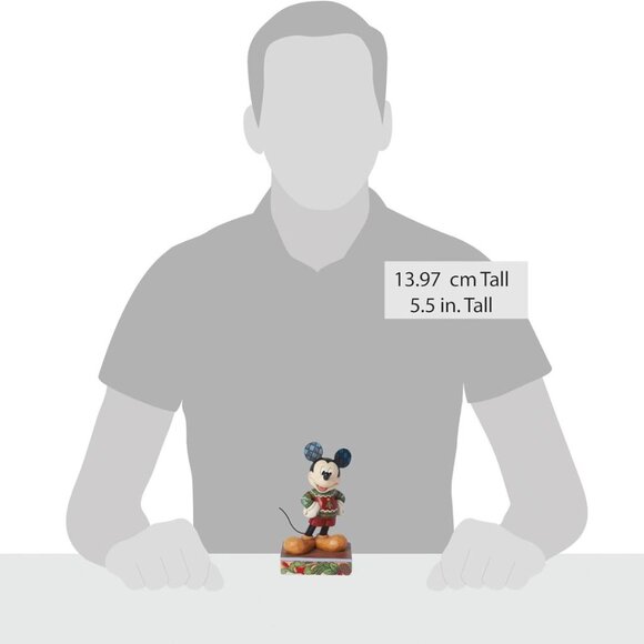 Disney Tradition Collection Jim Shore Mickey Mouse in Christmas Sweater Figurine - Picture 5 of 5